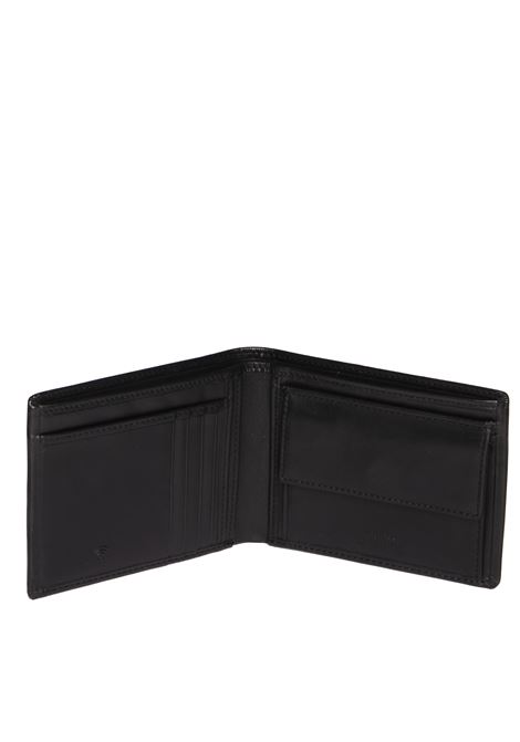 black new boston leather billfold GUESS | SMNEBR.BOSTONLEA20-BLACK